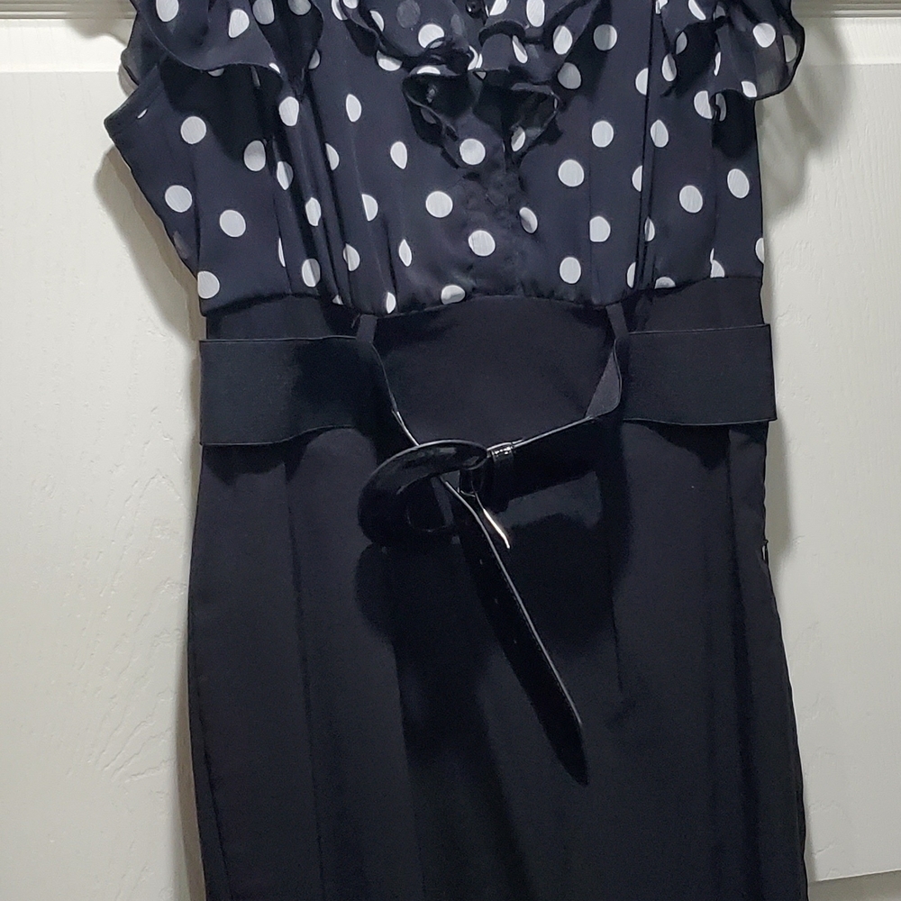 Cocomo Black and White Polka Dot Dress
